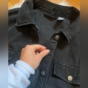 Oversized jean jacket XS